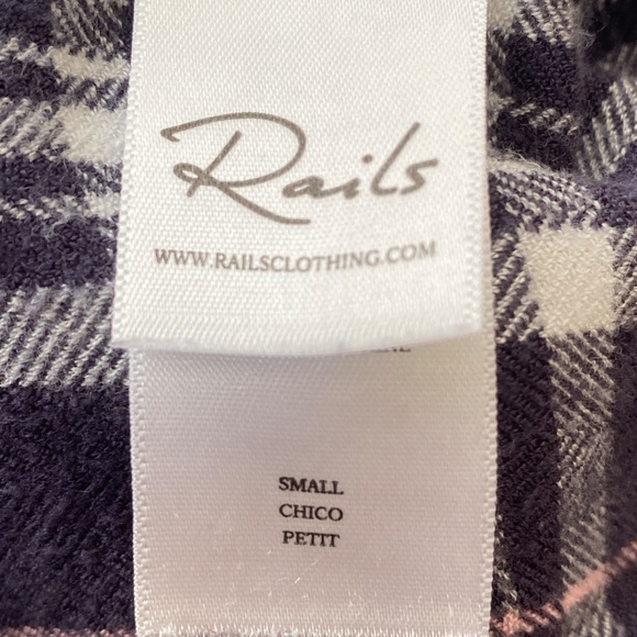 Rails Clara Flannel Pajama Top Size Small - Picture 10 of 17